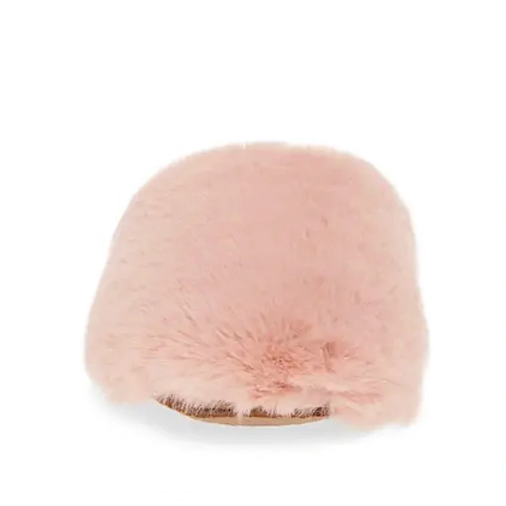 MADEWELL Pink Wallis Faux Fur Slipper SZ 10 - Picture 3 of 9
